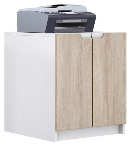 Office Storage Unit "Logan" in White / Different Front Colors