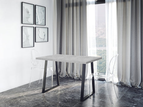 Dining Table Loft in Concrete Design - Extendable