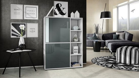 Highboard "Cuba V1" in White Matt