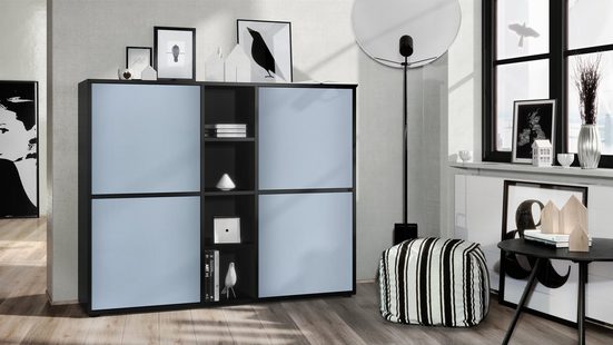 Cuba "Highboard V3" in Black Matt
