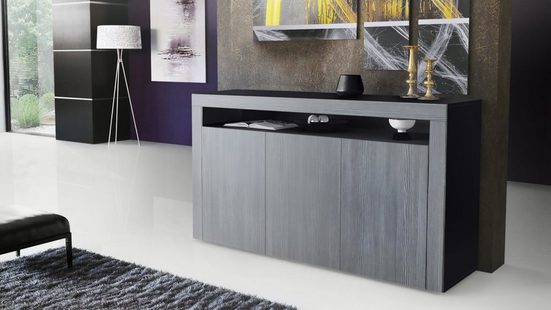 Sideboard Valencia - Black Matt / Various Front Colors