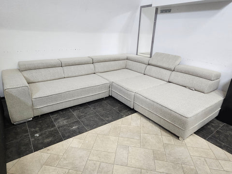 Sectional "Olimp" in Beige + Bed Function