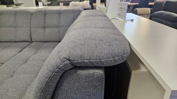 Sectional "Blomberg" in Gray + Bed Function