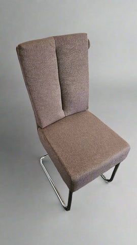 Dining Chair "Livin" in Grey Fabric