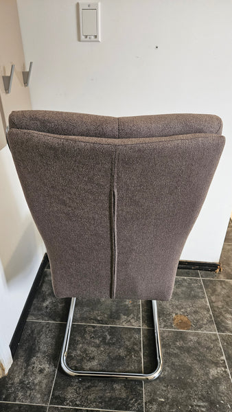 Dining Chair "Livin" in Grey Fabric