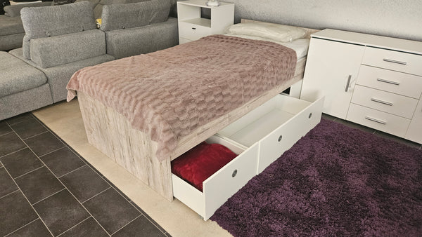 Nestica Compact Storage Bed with Mattress – 80” x 36”