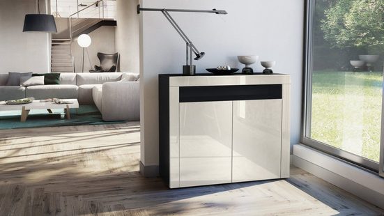 Storage Unit "Valencia" - in Black / Various Front Colors