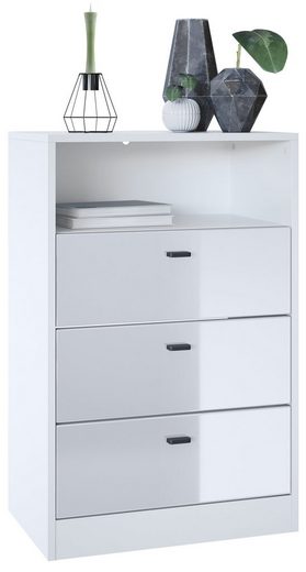 Storage Unit "Pinio V3" in White/Fronts in Various Colors