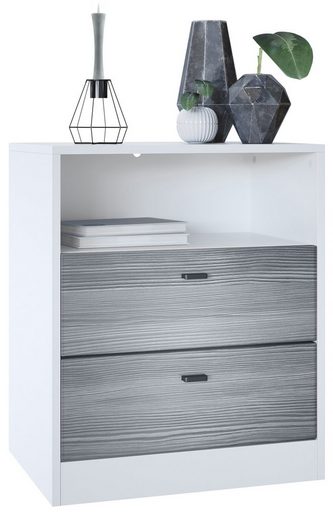 Storage Unit "Pinio V2" in White/Fronts in Various Colors
