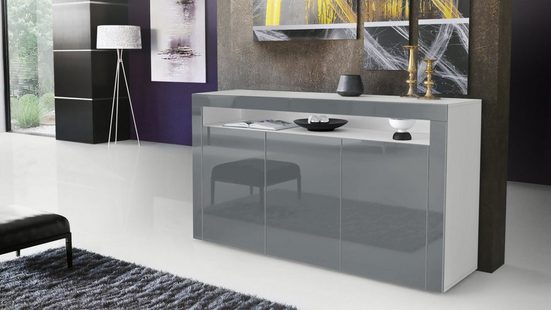 Sideboard Valencia - White / Various Front Colors