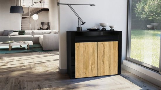 Storage Unit "Valencia" - in Black / Various Front Colors