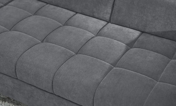 Sectional "Arte" in Fabric + Bed Function