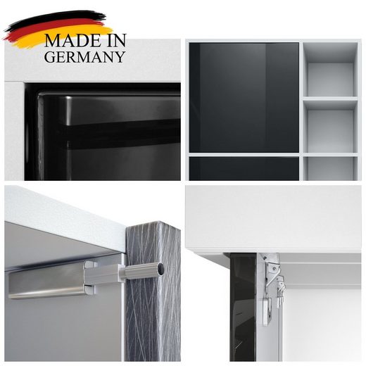 Highboard "Cuba V1" in White Matt