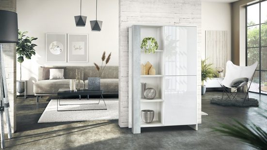 Display Cabinet "Canto" in white