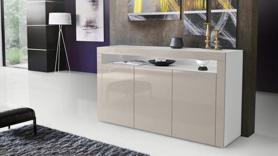 Sideboard Valencia - White / Various Front Colors