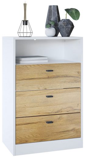 Storage Unit "Pinio V3" in White/Fronts in Various Colors