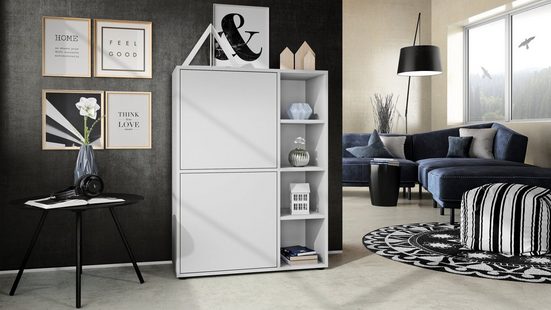 Highboard "Cuba V1" in White Matt