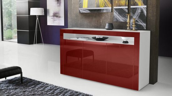 Sideboard Valencia - White / Various Front Colors