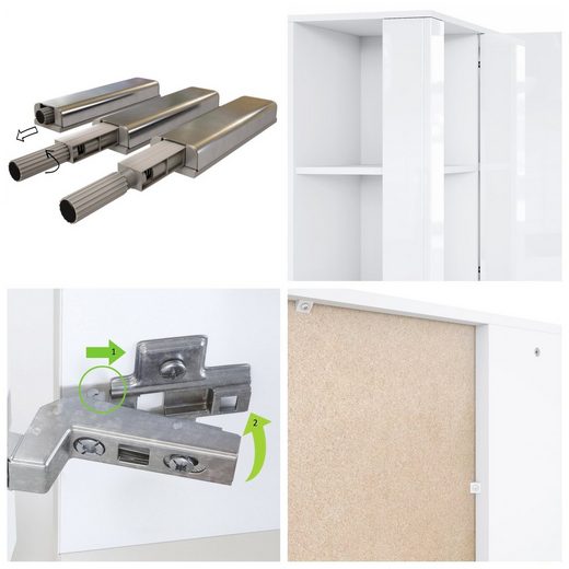 Display Cabinet "Canto" in white