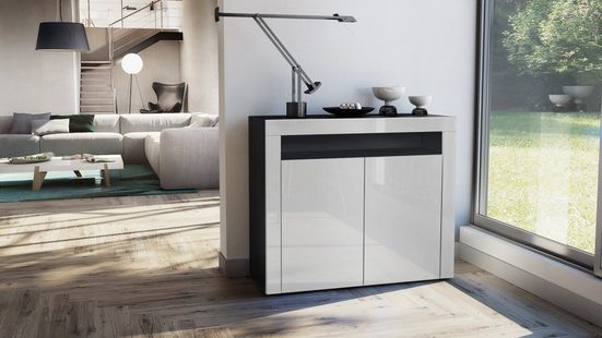 Storage Unit "Valencia" - in Black / Various Front Colors