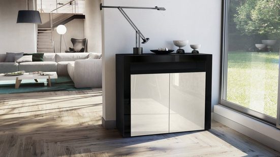 Storage Unit "Valencia" - in Black / Various Front Colors