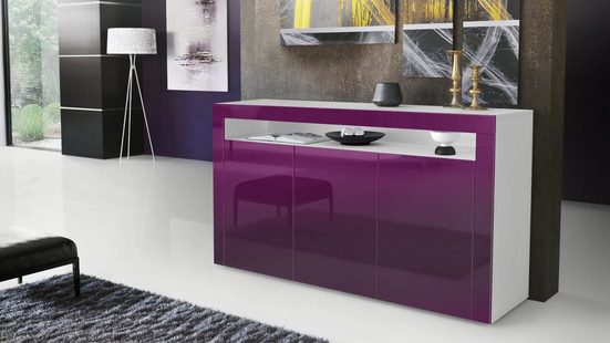 Sideboard Valencia - White / Various Front Colors