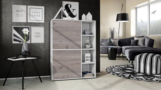Highboard "Cuba V1" in White Matt