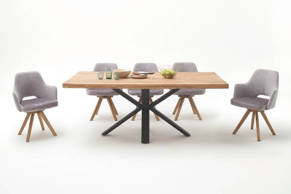 Modern Oak Dining Table - Spyder 79"