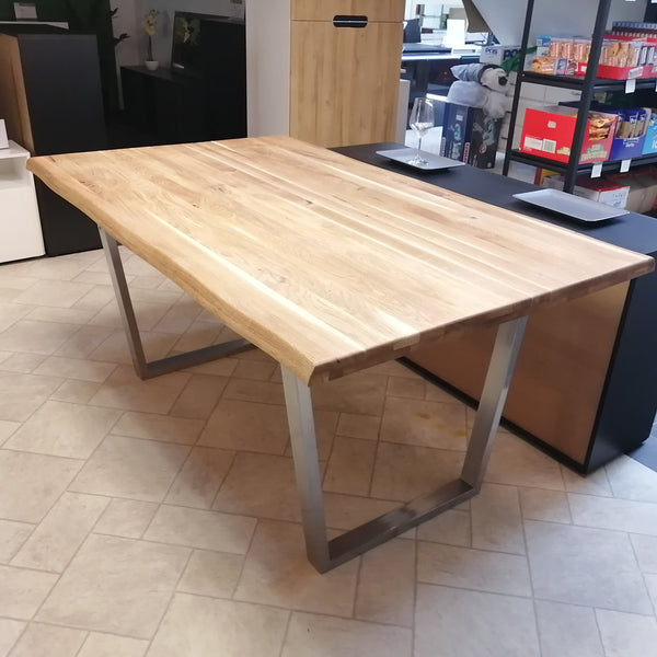 Modern Oak Dining Table - Elfo 63"