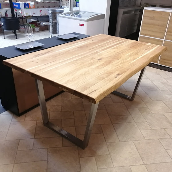 Modern Oak Dining Table - Elfo 63"