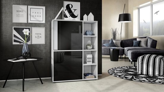 Highboard "Cuba V1" in White Matt
