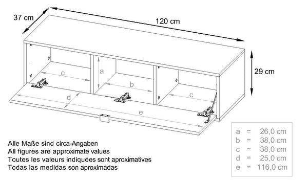 Wall-Mounted Cabinet Lana 120
