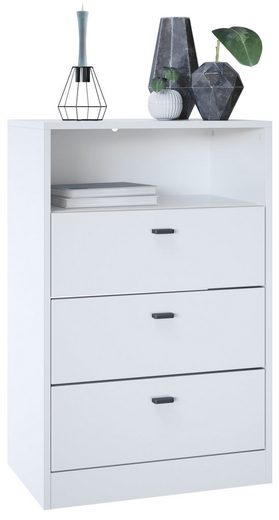 Storage Unit "Pinio V3" in White/Fronts in Various Colors