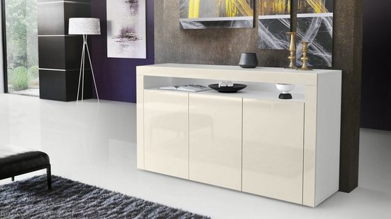 Sideboard Valencia - White / Various Front Colors