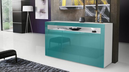 Sideboard Valencia - White / Various Front Colors