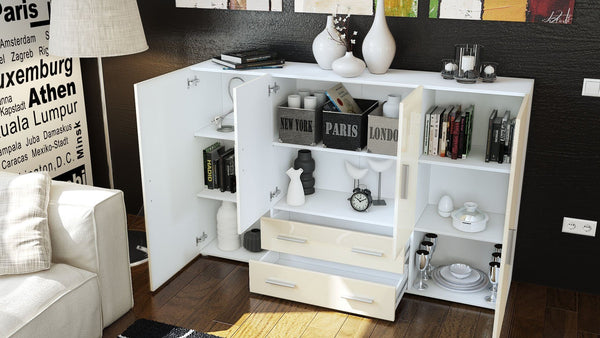 Highboard "Nora" in white matt