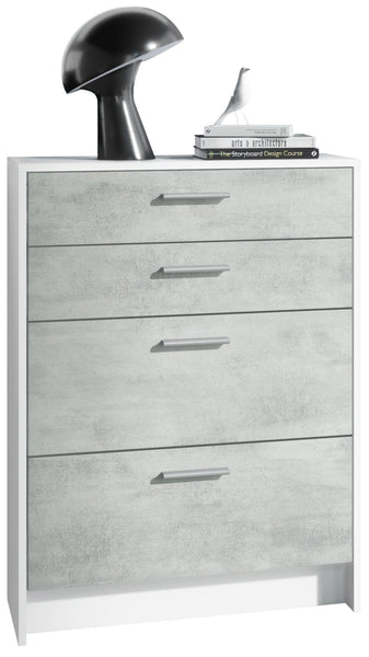 Alvor V2 in White / Various Drawer Fronts