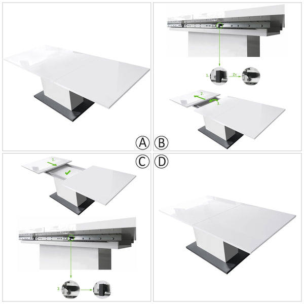 Dining Table "Stella" in White