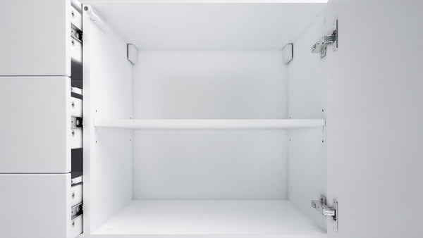 Wall Mounted Sideboard "City" In Black HG