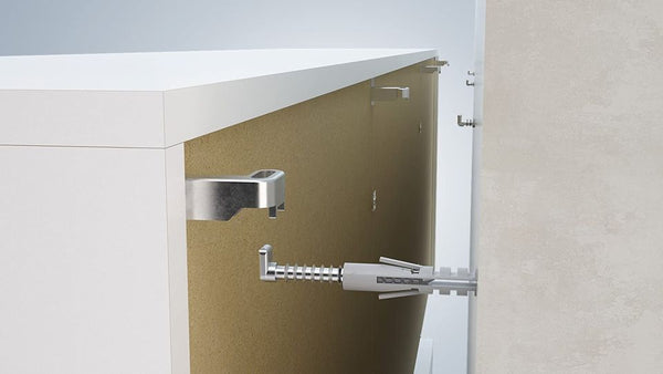 Wall Mounted Sideboard "City" In White HG