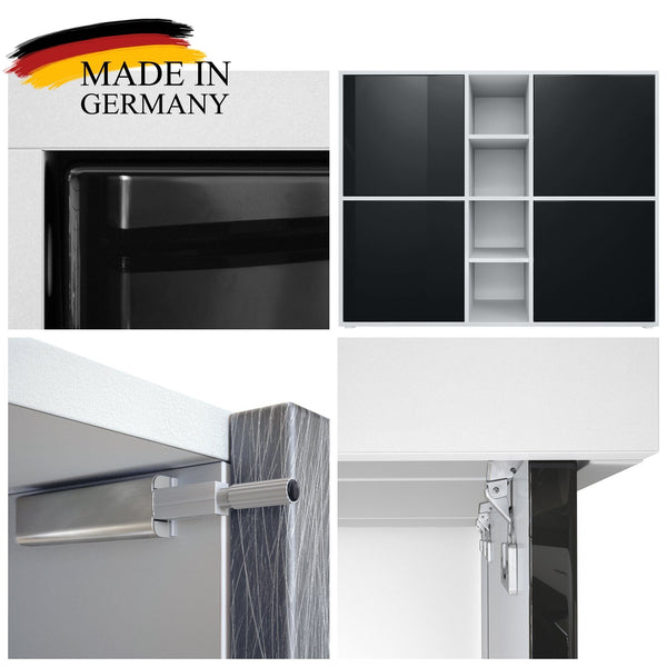 Cuba "Highboard V3" in Black Matt