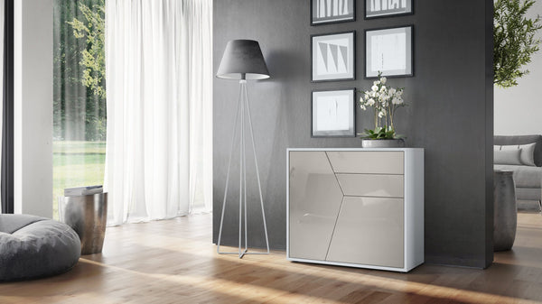 Storage Unit "Benny" - in White / Various Front Colors