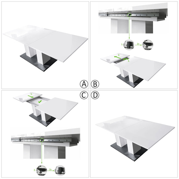 Dining Table "Nadine" in White