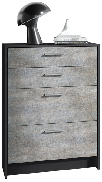 Alvor V2 in Black / Various Drawer Colors