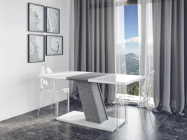 Dining Table "Cross" in Concrete