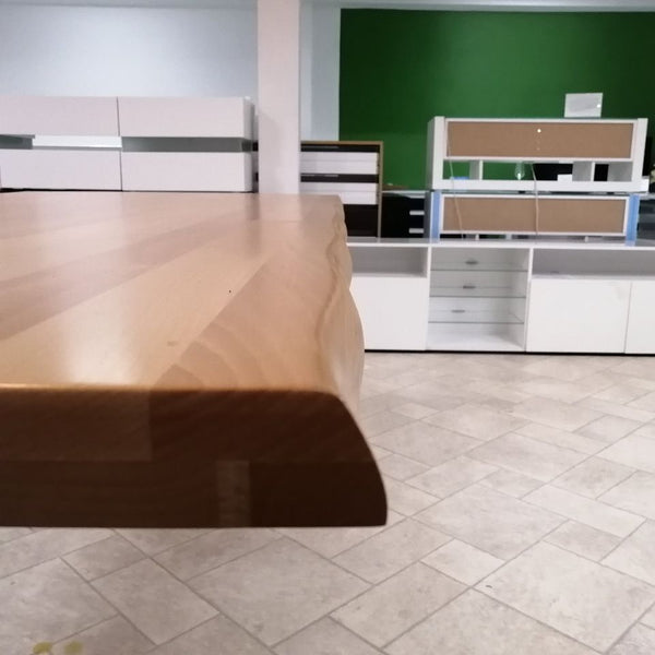 Modern Beech Dining Table - Elfo 79"