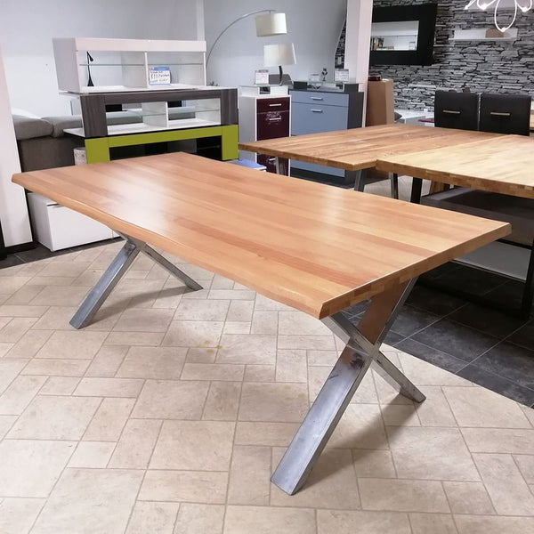 Modern Beech Dining Table - Elfo 79"