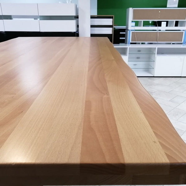 Modern Beech Dining Table - Elfo 79"