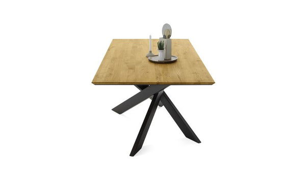 Modern Oak Dining Table - Lakewood 79"