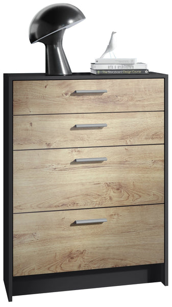 Alvor V2 in Black / Various Drawer Colors